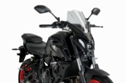 Afbeeldingen van Vervangingsruit naked bike Touring Puig Yamaha MT-07 '21-24 licht getint