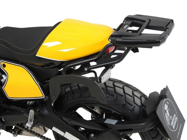 Afbeeldingen van Topdrager zwart Easyrack Hepco&Becker Ducati Scrambler 800 '19-22