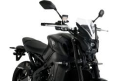 Afbeeldingen van Vervangingsruit naked bike Sport Puig Yamaha MT-09 '21-23 transparant
