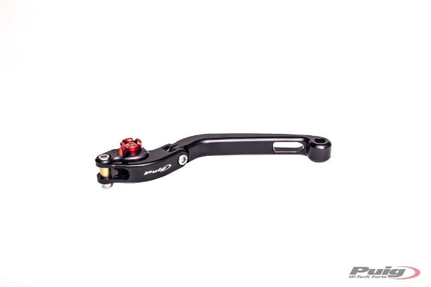 Afbeeldingen van Koppelingshendel Puig opklapbaar zwart/rood