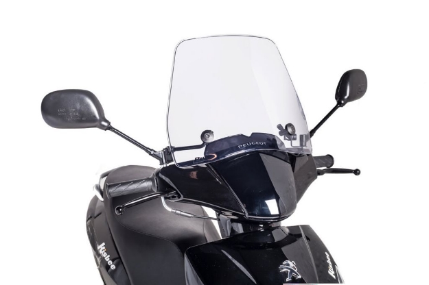 Afbeeldingen van Windscherm scooter model Traffic Puig helder voor Peugot Kisbee RS/ 100