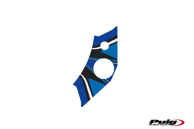 Afbeeldingen van Kroonplaatcover model Radikal voor Yamaha YZF-R6 '99-'02-Blauw