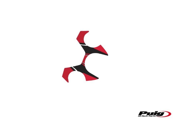Afbeeldingen van Kroonplaatcover model Radikal voor Yamaha XJ6/Diversion/F-Rood