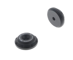 Afbeeldingen van Bar ends (set) zwart Evotech Performance Triumph Bobber TFC '20- (met bar end spiegels)