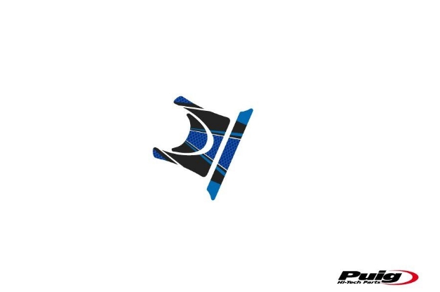 Afbeeldingen van Kroonplaatcover model Radikal voor Yamaha FZ6/Fazer '04-'08-Blauw