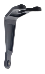 Afbeeldingen van Uitlaatsteun zwart Evotech Performance Triumph Speed Triple RS '21-24