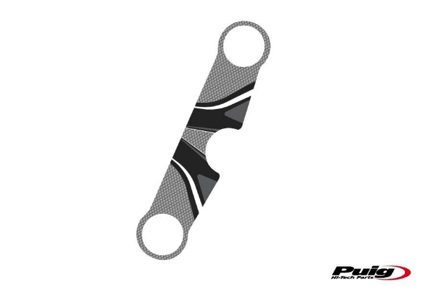 Afbeeldingen van Kroonplaatcover model Radikal voor Suzuki SV650S '99-'02-Grijs