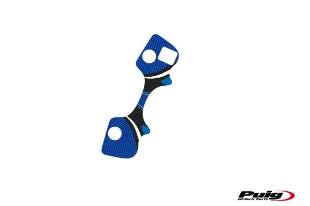Afbeeldingen van Kroonplaatcover model Radikal voor Suzuki GSX-R1300 Hayabusa '08--Blauw