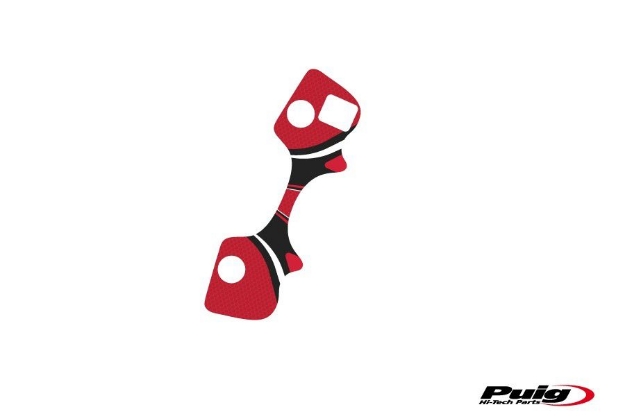 Afbeeldingen van Kroonplaatcover model Radikal voor Suzuki GSX-R1300 Hayabusa '08--Rood