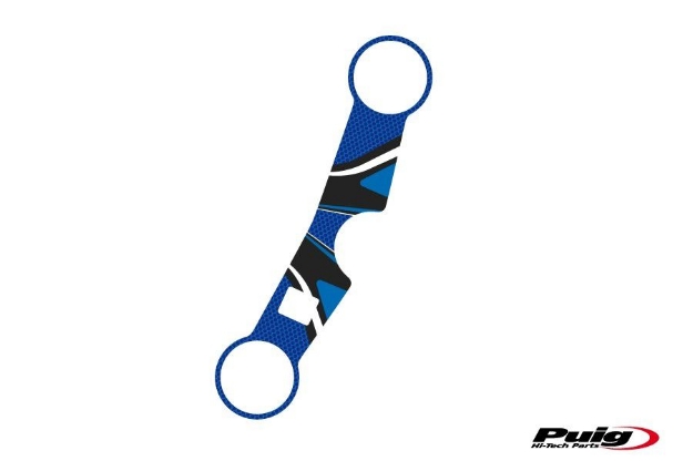 Afbeeldingen van Kroonplaatcover model Radikal voor Suzuki GSX-R600 '01-'03-Blauw