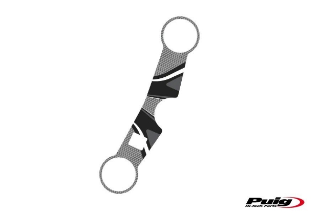 Afbeeldingen van Kroonplaatcover model Radikal voor Suzuki GSX-R600 '01-'03-Grijs