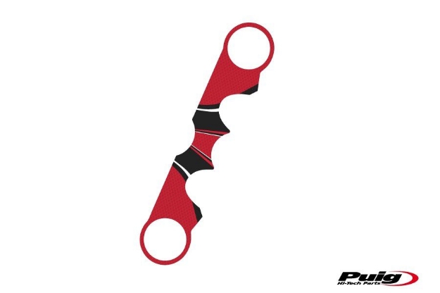 Afbeeldingen van Kroonplaatcover model Radikal voor Suzuki GSX650F '08--Rood