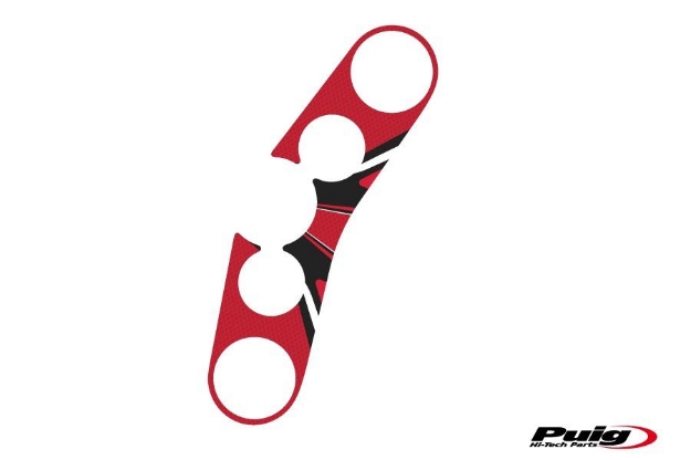 Afbeeldingen van Kroonplaatcover model Radikal voor Suzuki GSR750 '11--Rood