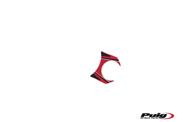 Afbeeldingen van Kroonplaatcover model Radikal voor Suzuki DL650/XT V-Strom-Rood