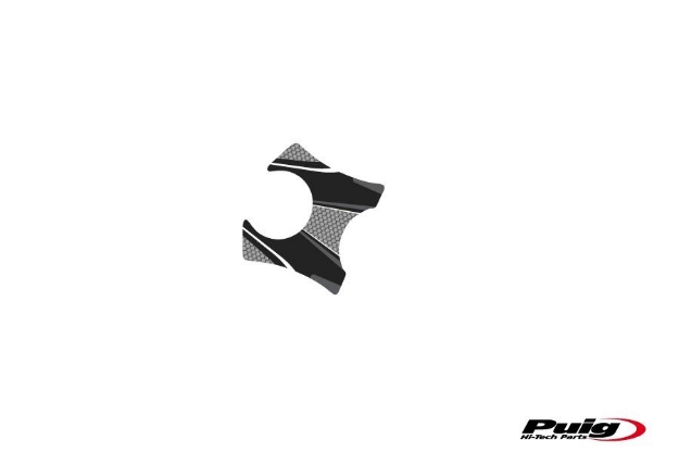 Afbeeldingen van Kroonplaatcover model Radikal voor Suzuki DL650/DL1000 V-Strom-Grijs