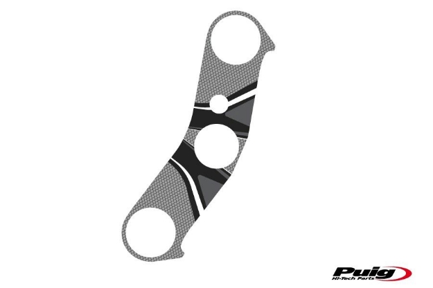 Afbeeldingen van Kroonplaatcover model Radikal voor Yamaha YZF-R1 '02-'03-Grijs