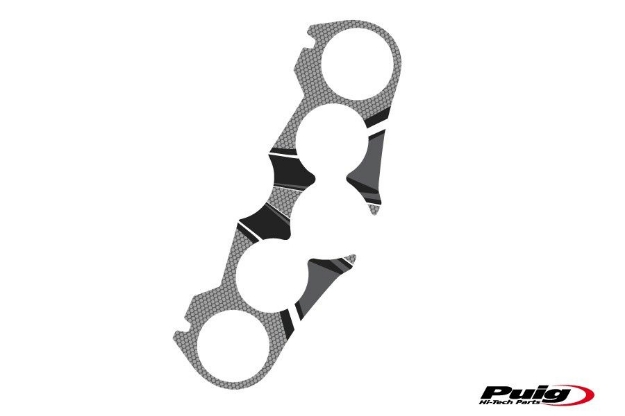 Afbeeldingen van Kroonplaatcover model Radikal voor FZ8/ FZ8 Fazer/ Fazer8-Grijs