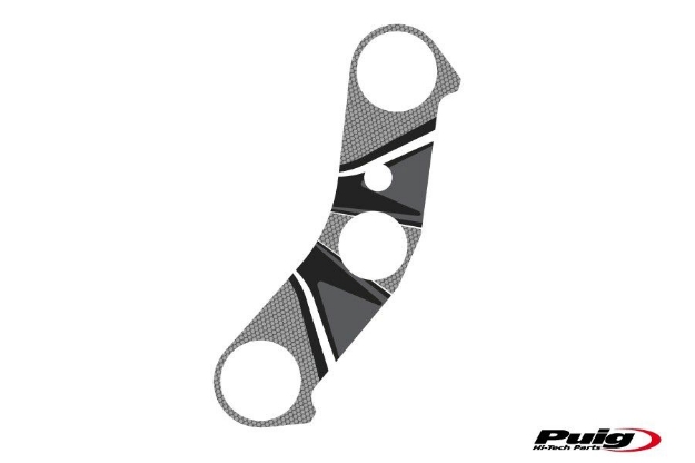 Afbeeldingen van Kroonplaatcover model Radikal voor Yamaha YZF-R6 '06-'16-Grijs