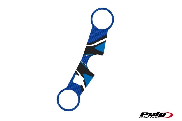 Afbeeldingen van Kroonplaatcover model Radikal voor Suzuki SV1000S '03-'05-Blauw