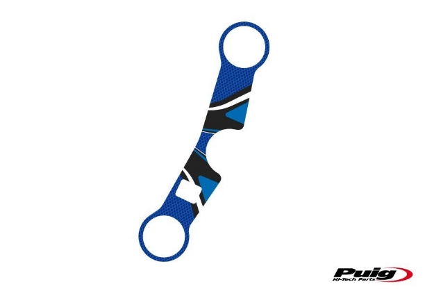 Afbeeldingen van Kroonplaatcover model Radikal voor Suzuki SV650S '03-'08-Blauw