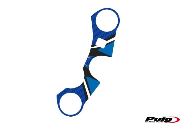 Afbeeldingen van Kroonplaatcover model Radikal voor Suzuki GSX-R600/R750 '06--Blauw