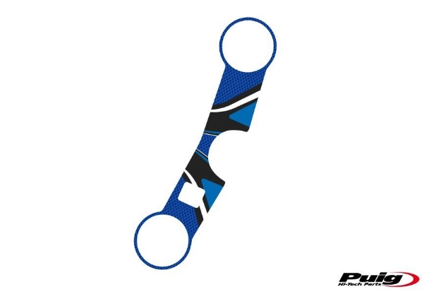 Afbeeldingen van Kroonplaatcover model Radikal voor Suzuki GSX-R600 '04-'05-Blauw