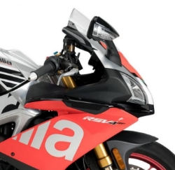 Afbeeldingen van Side Spoiler Downforce zwart van Puig voor de Aprilia RSV4 RR / RF '15-20