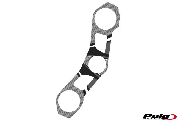 Afbeeldingen van Kroonplaatcover model Radikal voor Kawasaki ZX-10R '11-'15-Grijs