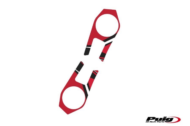 Afbeeldingen van Kroonplaatcover model Radikal voor Kawasaki ZX-6R '09-'16-Rood