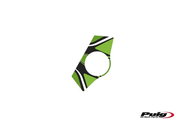 Afbeeldingen van Kroonplaatcover model Radikal voor Kawasaki Z1000SX '11-'16-Groen