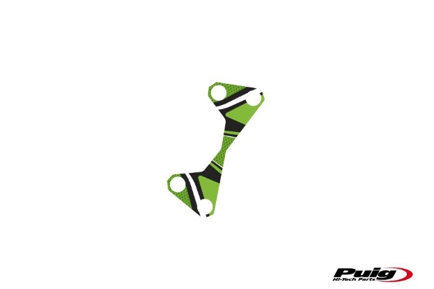 Afbeeldingen van Kroonplaatcover model Radikal voor diverse Kawasaki modellen-Groen