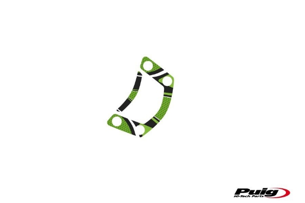 Afbeeldingen van Kroonplaatcover model Radikal voor Kawasaki ER-6F/N '09-'11-Groen