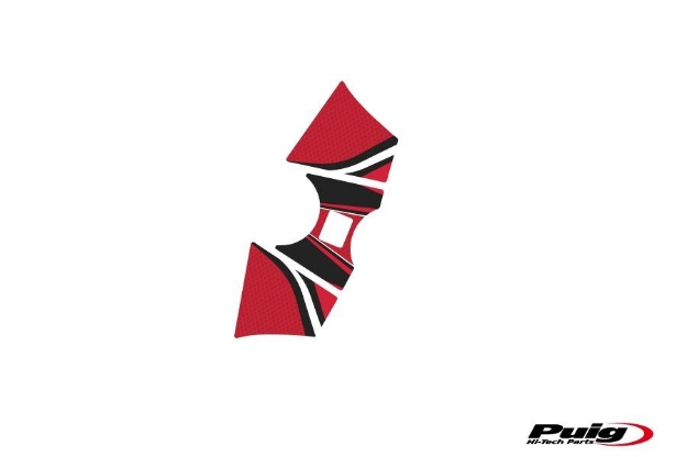 Afbeeldingen van Kroonplaatcover model Radikal voor Honda VFR1200F '10--Rood
