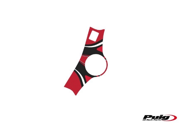 Afbeeldingen van Kroonplaatcover model Radikal voor Honda CBR1100XX Blackbird '97-'07-Rood
