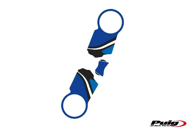 Afbeeldingen van Kroonplaatcover model Radikal voor Honda CBR1000RR '04-'07-Blauw