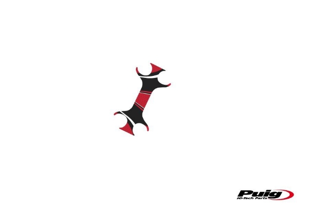 Afbeeldingen van Kroonplaatcover model Radikal voor Honda CB600F Hornet '03-'06-Rood