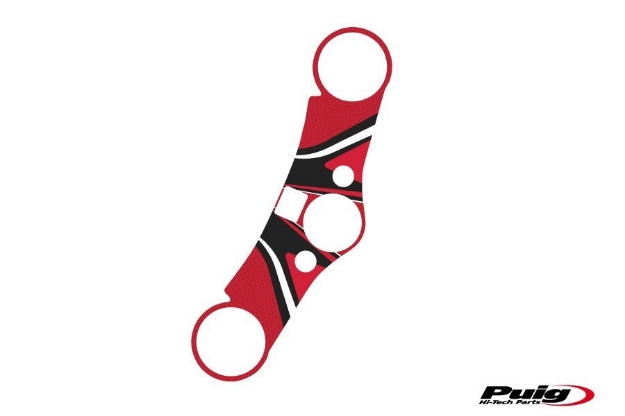 Afbeeldingen van Kroonplaatcover model Radikal voor Honda CBR600RR '07--Rood