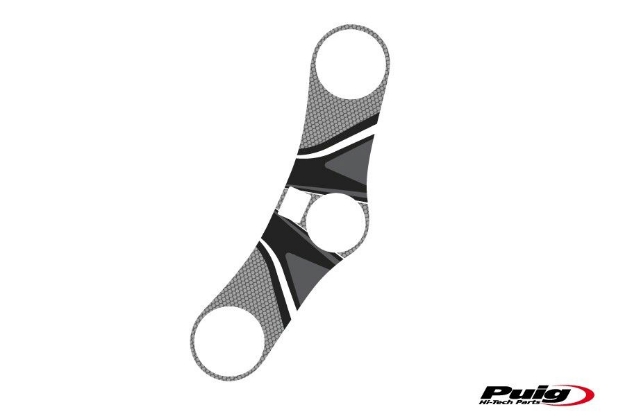 Afbeeldingen van Kroonplaatcover model Radikal voor Honda CBR600RR '05-'06-Grijs
