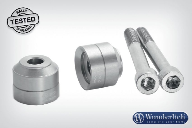 Afbeeldingen van Handlebar riser ERGO 20mm BMW F800GT - silver Wunderlich