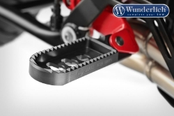 Afbeeldingen van Footrest lowering kit ERGO diverse BMW modellen - titanium Wunderlich