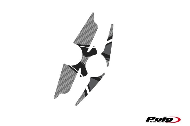Afbeeldingen van Kroonplaatcover model Radikal voor BMW K1200R Sport '07-'08-Grijs