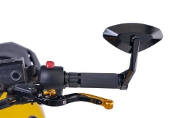 Afbeeldingen van Stuureind spiegel model Hi-Tech IV zwart Puig (Per stuk)