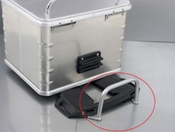 Afbeeldingen van Beugel Alurack voor bevestiging TC35 Alu Box zilver Hepco&Becker