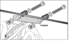 Afbeeldingen van Montage adapter headlightcover Suzuki DL1000 V-Strom '14-'16