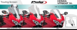 Afbeeldingen van Vervangingsruit touring met opzetruitje licht getint Puig Honda VFR800 V-TEC ABS '14-