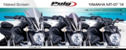 Afbeeldingen van Vervangingsruit naked bike touring Puig Yamaha MT-07 '14-