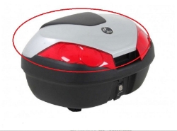 Afbeeldingen van Kleurpaneel zilver Journey TC52 topkoffer Hepco&Becker