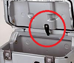 Afbeeldingen van Dekselsteun voor Gobi zijkoffer Hepco&Becker