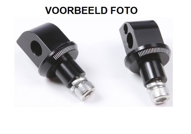 Afbeeldingen van Voetsteunadapters achterzijde van Puig voor BMW G650GS