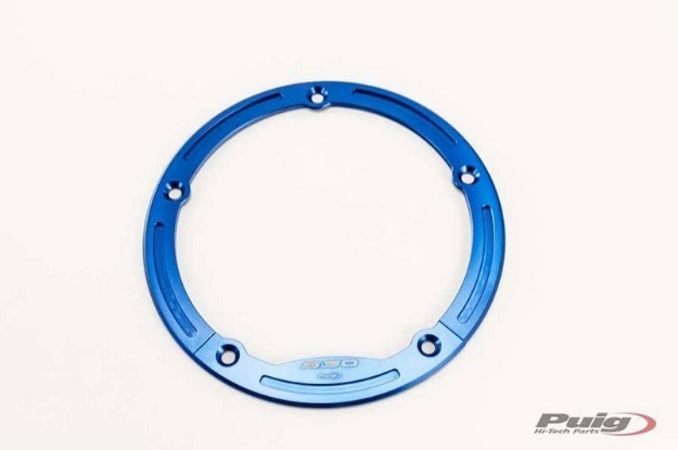 Afbeeldingen van Riemwielcover aluminium Puig Yamaha T-Max 530 '12-'16-Blauw